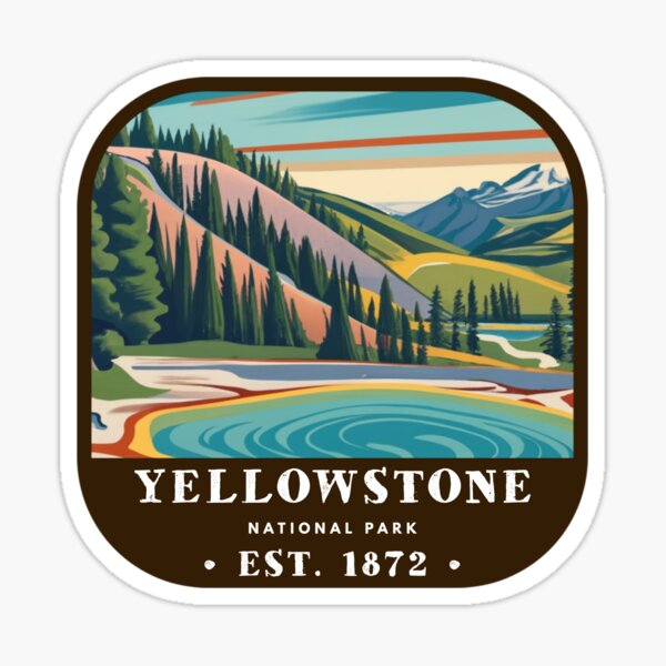 Item preview, Vintage Yellowstone National Park designed and sold by RabbitK.