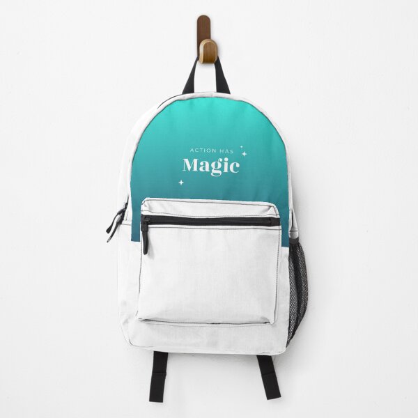 Item preview, ACTION HAS MAGIC - Teal designed and sold by MyThemesDesign.