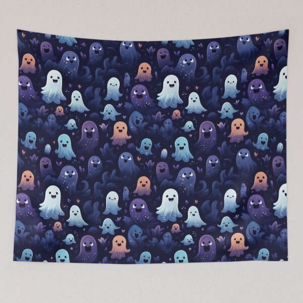 Item preview, Ethereal Echoes: Boo-tiful Ghosts Pattern designed and sold by KaleidoKiosk.