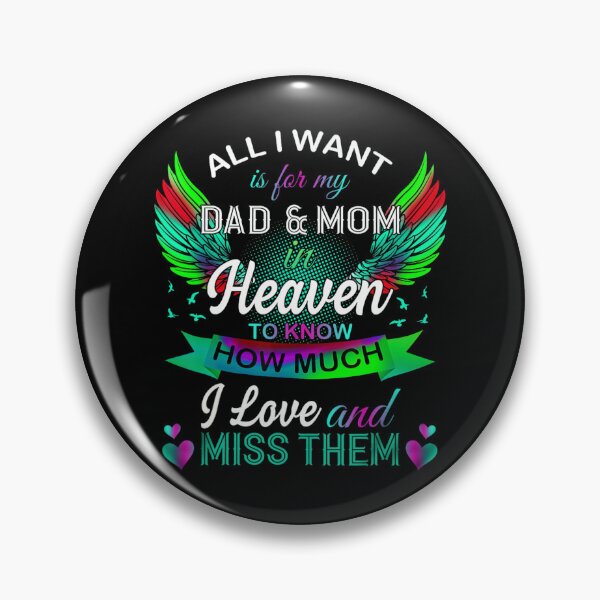 Item preview, All I Want Is For My Dad And Mom In Heaven designed and sold by meomigvelf.