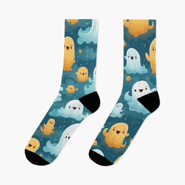Item preview, Ethereal Echoes: Boo-tiful Ghosts Pattern designed and sold by KaleidoKiosk.