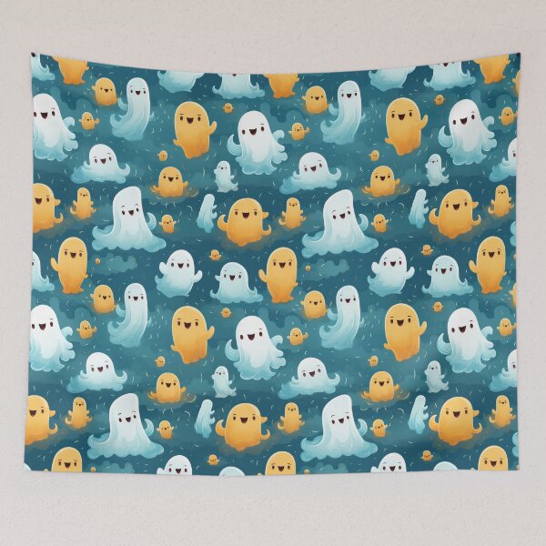 Item preview, Ethereal Echoes: Boo-tiful Ghosts Pattern designed and sold by KaleidoKiosk.
