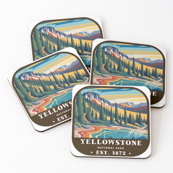 Item preview, Parque Nacional Yellowstone Vintage designed and sold by RabbitK.