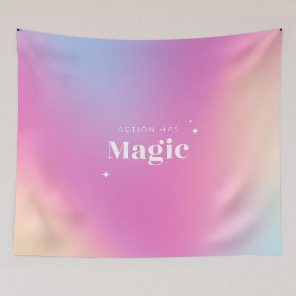 Item preview, ACTION HAS MAGIC - Rainbow colors designed and sold by MyThemesDesign.