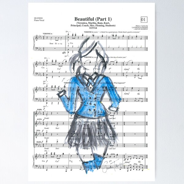 Item preview, Veronica, Heathers, Beautiful, Heathers the Musical designed and sold by Emma Taviani.