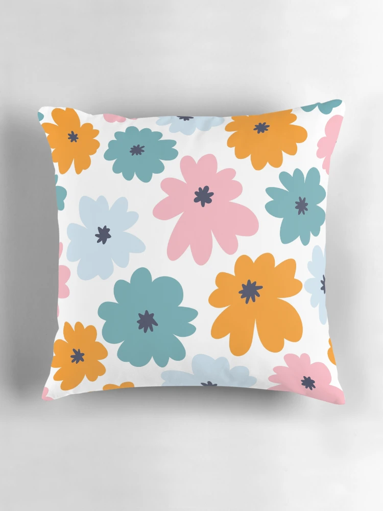 Thumbnail 3 of 4, Pillow, Colorful Roses Garden designed and sold by InfinityPattern.