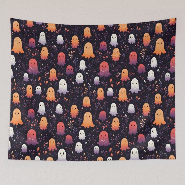 Item preview, Ethereal Echoes: Boo-tiful Ghosts Pattern designed and sold by KaleidoKiosk.