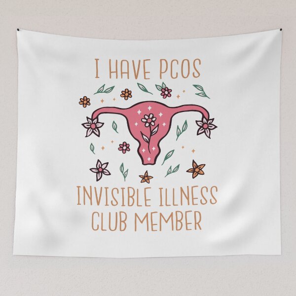Item preview, I Have PCOS Invisible Illness Club designed and sold by RadicalDesigns.