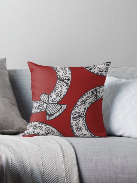 Item preview, Letter Q Alphabet Zentangle Ruby designed and sold by kreative-kay.