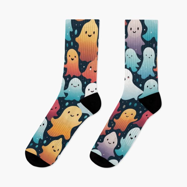 Item preview, Ethereal Echoes: Boo-tiful Ghosts Pattern designed and sold by KaleidoKiosk.