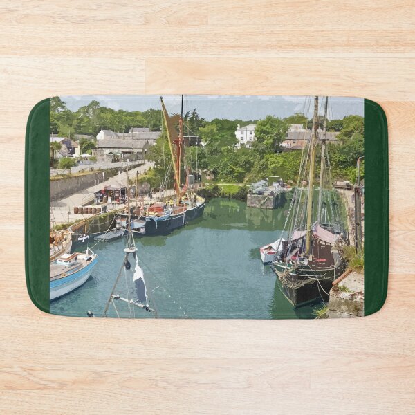 Item preview, Charlestown Cornwall.  Cornish gift Kernow Travel location poster, St Austell designed and sold by BarbaraGlebska.