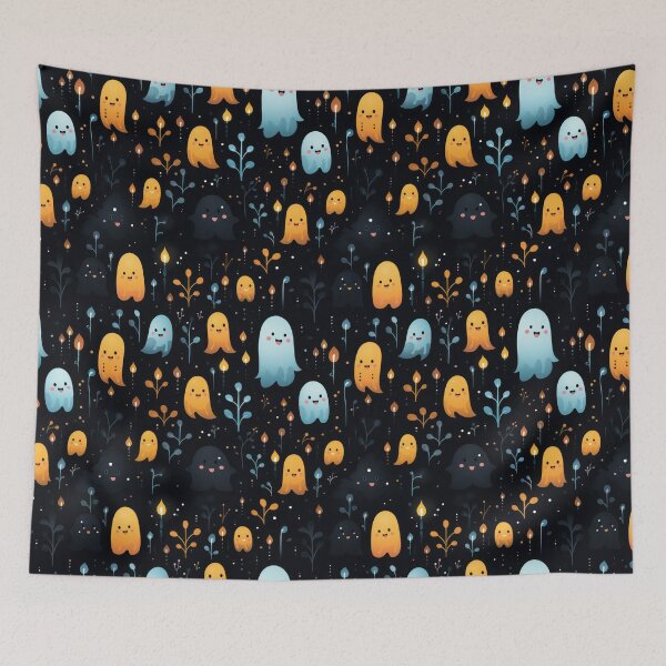 Item preview, Ethereal Echoes: Boo-tiful Ghosts Pattern designed and sold by KaleidoKiosk.