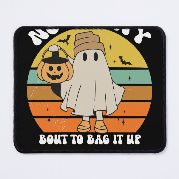 Item preview, No Diggity Bout To Bag It Up Cute Ghost Halloween T-Shirt designed and sold by chaitawat.