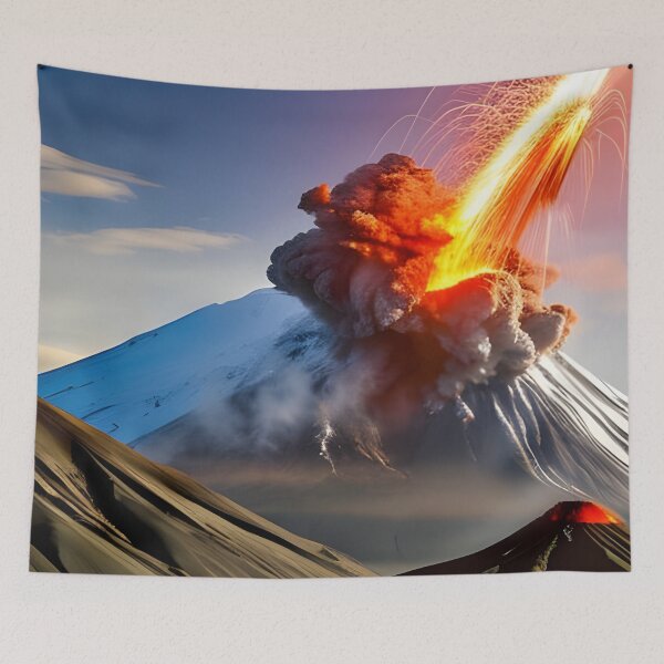 Item preview, The Eruption of Mt Maraat designed and sold by IrishBarbarian.