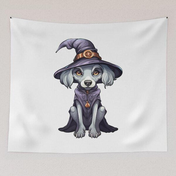 Item preview, Halloween Scary Witcher Dog: Bewitching Fright designed and sold by hamishby.