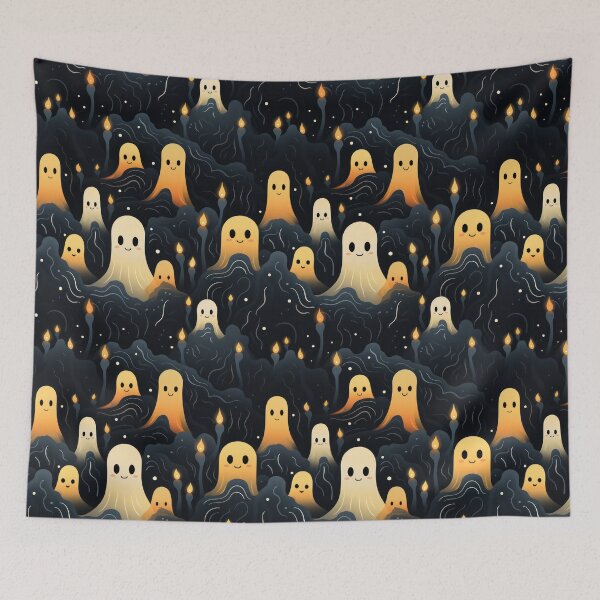 Item preview, Ethereal Echoes: Boo-tiful Ghosts Pattern designed and sold by KaleidoKiosk.
