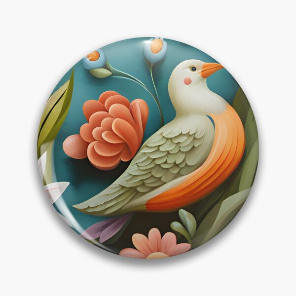 Artikelvorschau, Wandgestaltung mit Vögeln und Blumen entworfen und verkauft von Charmy Design.