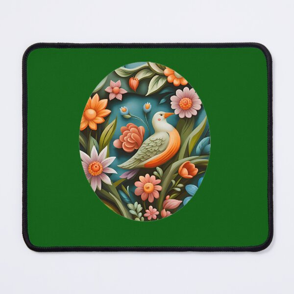 Item preview, Bird and Floral Mural Design designed and sold by Charmy Design.