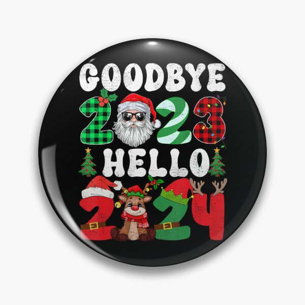Item preview, Goodbye 2023 Hello 2024 Merry Christmas designed and sold by meomigvelf.