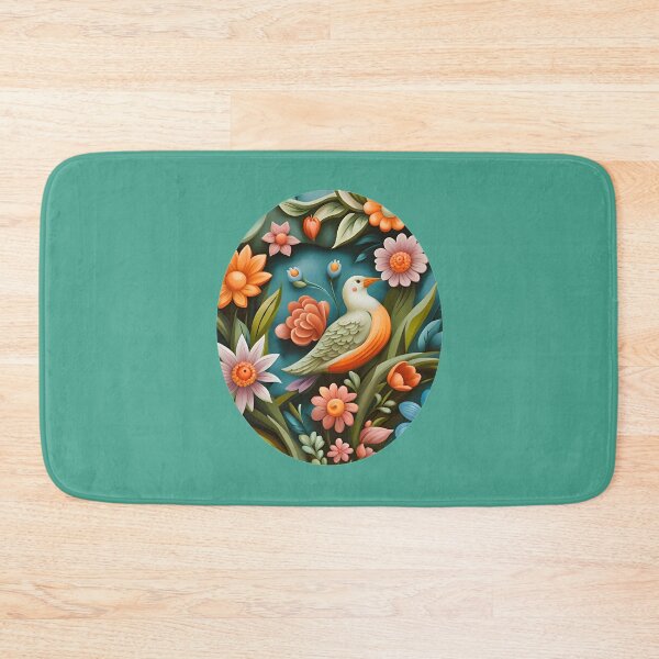 Item preview, Bird and Floral Mural Design designed and sold by Charmy Design.