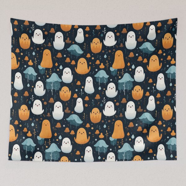 Item preview, Ethereal Echoes: Boo-tiful Ghosts Pattern designed and sold by KaleidoKiosk.