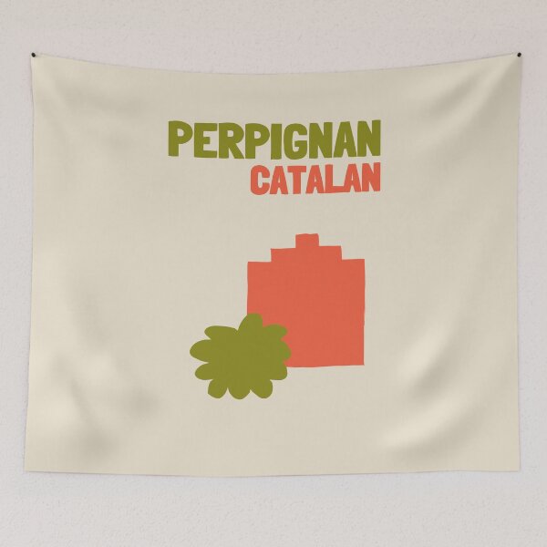 Item preview, Colorful Abstract Catalan Perpignan designed and sold by eilaroc.