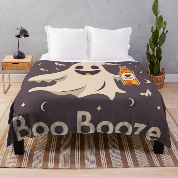 Aperçu de l'œuvre Boo Booze Fantôme d'Halloween créée et vendue par GeeEye.