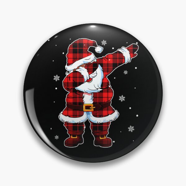 Item preview, Dabbing Santa Claus Plaid Red Pajama Christmas designed and sold by meomigvelf.