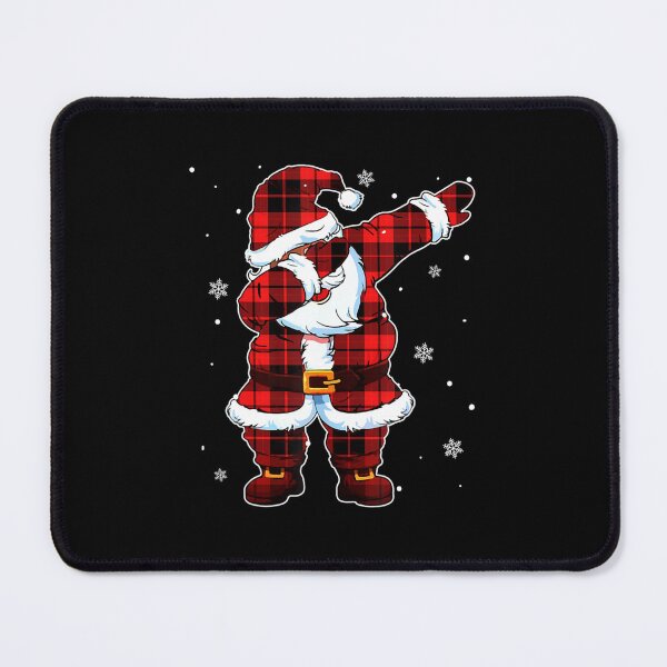Item preview, Dabbing Santa Claus Plaid Red Pajama Christmas designed and sold by meomigvelf.