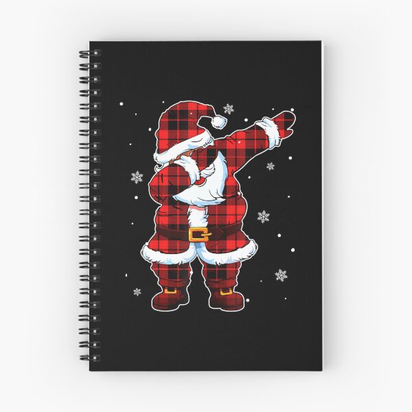 Item preview, Dabbing Santa Claus Plaid Red Pajama Christmas designed and sold by meomigvelf.