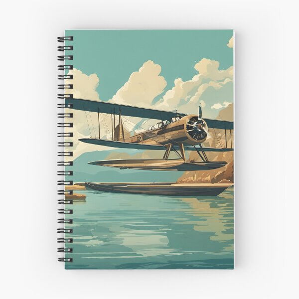 Item preview, Vintage Seaplane Poster designed and sold by galactify.