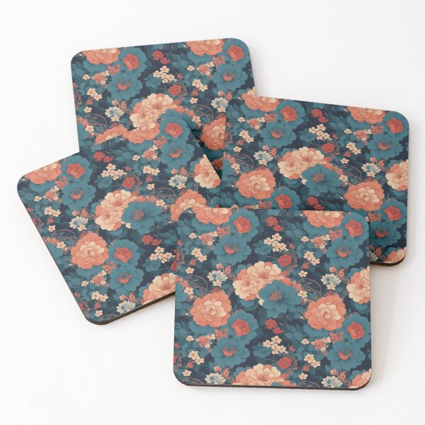 Item preview, Oriental flowers 127 designed and sold by DoodleLandShop.
