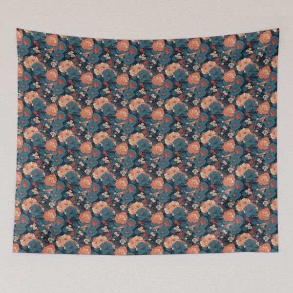 Item preview, Oriental flowers 127 designed and sold by DoodleLandShop.