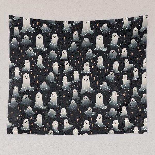 Item preview, Ethereal Echoes: Boo-tiful Ghosts Pattern designed and sold by KaleidoKiosk.