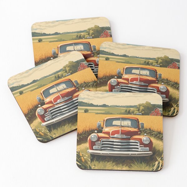 Item preview, Vintage Pickup Truck Poster designed and sold by galactify.