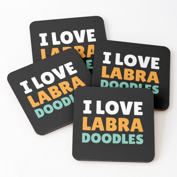 Item preview, I Love Labradoodles Gift  designed and sold by Guarddogdrive.