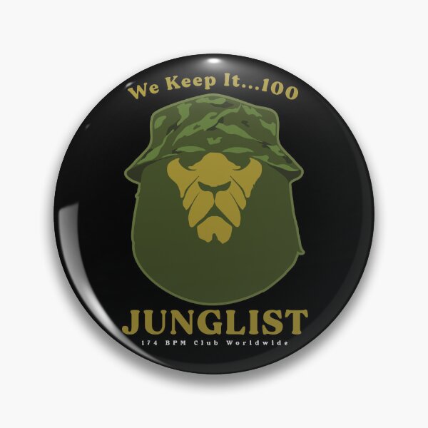 Item preview, We Keep It 100% Junglist - 174bpm Club designed and sold by WULFLAND ARTS.