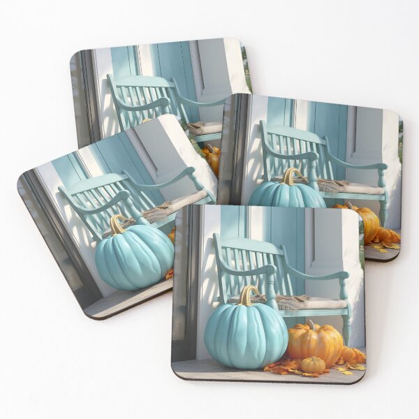 Item preview, Stunning teal pumpkin digital art designed and sold by dcrc.