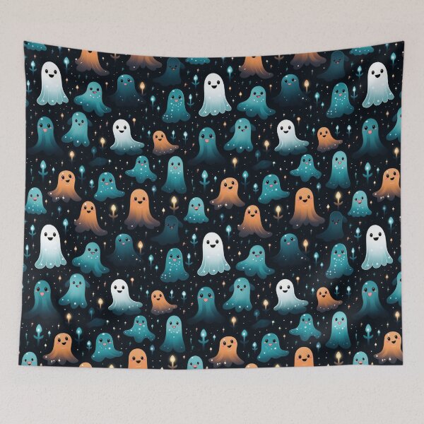 Item preview, Ethereal Echoes: Boo-tiful Ghosts Pattern designed and sold by KaleidoKiosk.