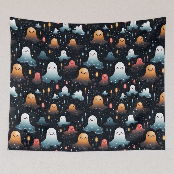 Item preview, Ethereal Echoes: Boo-tiful Ghosts Pattern designed and sold by KaleidoKiosk.
