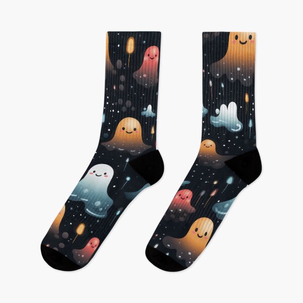 Item preview, Ethereal Echoes: Boo-tiful Ghosts Pattern designed and sold by KaleidoKiosk.