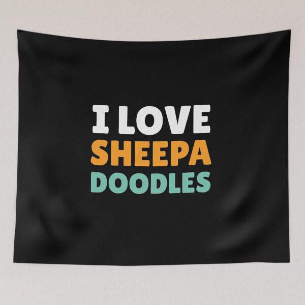 Item preview, I Love Sheepadoodles Gift  designed and sold by Guarddogdrive.