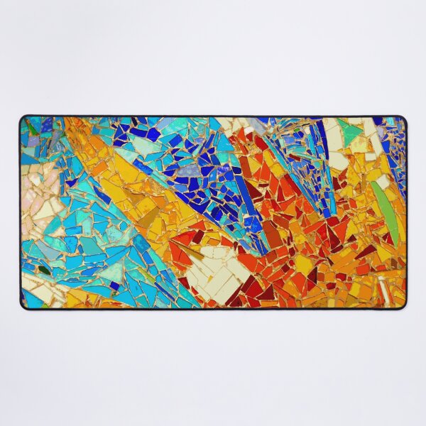 Item preview, Sun mosaic spain park guell barcelona trencadis mosaic designed and sold by LolioGifts.