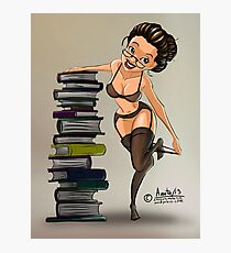 The Sexy Librarian Photographic Print