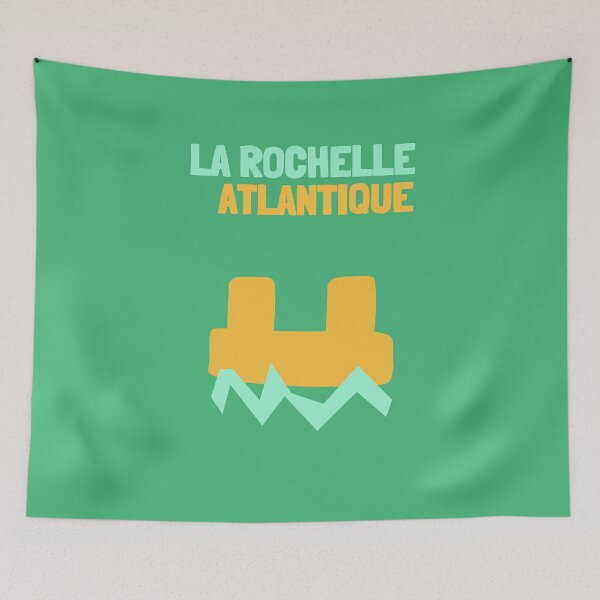 Item preview, Colorful abstract Atlantic La Rochelle designed and sold by eilaroc.