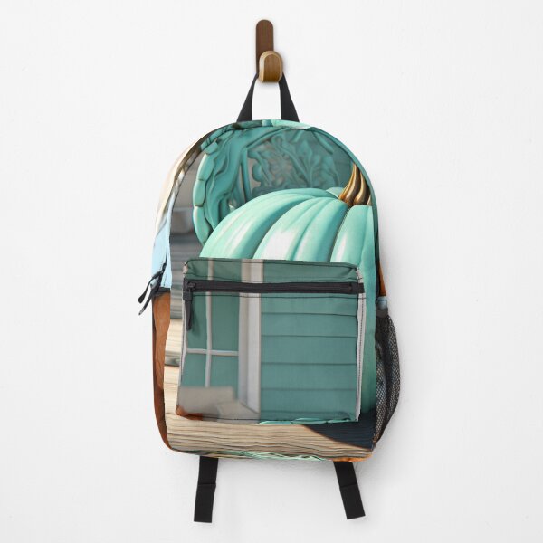 Item preview, stunning teal pumpkin digital art designed and sold by dcrc.
