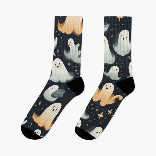 Item preview, Ethereal Echoes: Boo-tiful Ghosts Pattern designed and sold by KaleidoKiosk.