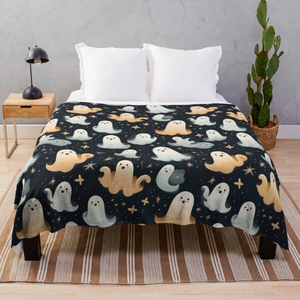 Item preview, Ethereal Echoes: Boo-tiful Ghosts Pattern designed and sold by KaleidoKiosk.