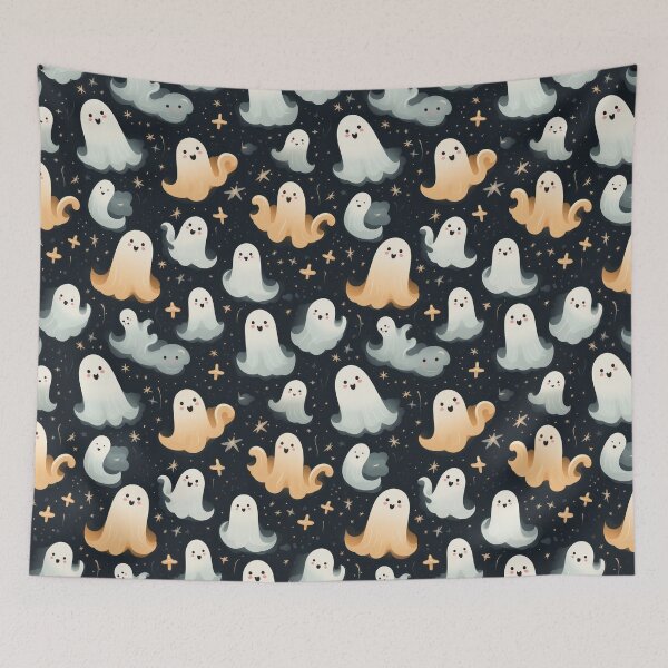 Item preview, Ethereal Echoes: Boo-tiful Ghosts Pattern designed and sold by KaleidoKiosk.