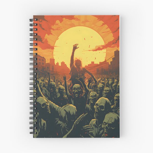 Item preview, Post Apocalyptic Zombie Horde at Sunset designed and sold by Je-we.